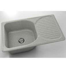 Chiuveta cu blat dreapta/stanga Fat Classic 80 x 49 cm, polar 219