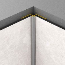 PROFIL AL COLT INTERIOR ROCKO TILES NEGRU 2800 MM
