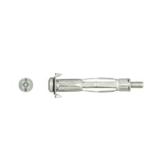 Ancoră metalică galvanizată cu șurub metric, 5.0 x 52 mm (6 buc/blister)