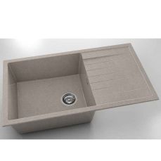 Chiuveta cu blat drept/stang 90x49cm; culoarea 134 GRANIXIT