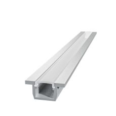 Set profil LED PVC dispersor + aluminiu incastrat tip U 2.5 ml
