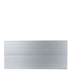 Plinta din plastic H100 3.9 ml, argintiu cu striatii