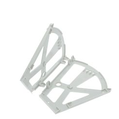 Suport pantofi din plastic, alb