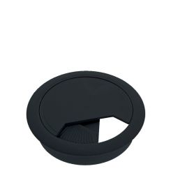 Trecere din plastic negru pentru cablu (D60)