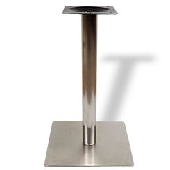 Picior masă central Alvin din inox cu baza pătrată H720XD76