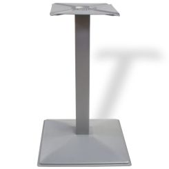 Picior masă central Luc din oțel cu baza pătrată H720x70x70, satinat