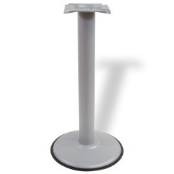 Picior masă central Rob din oțel cu bază rotundă H720XD76, satinat