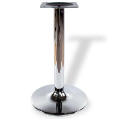 Picior masă central Tom din oțel cu baza rotundă H720XD76, crom
