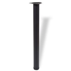 Picior masă HDD Maurice rotund din oțel H820xD60, negru