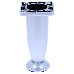 Picior conic Pongo reglabil din plastic H100, satinat