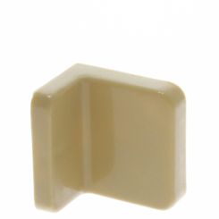 Demontabil din metal tip L cu mască din plastic, stejar