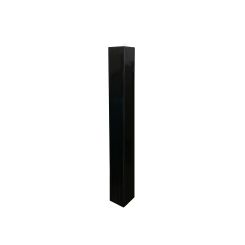 Picior masa patrat Devon din aluminiu H710x80x80, negru