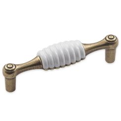 Maner din zamac cu ceramica Cebi Gerolf 96 mm, antic