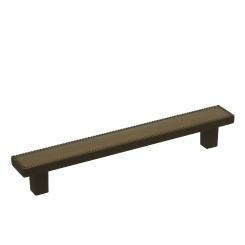 Maner din zamac Marellis Chanet 128 mm, maro velvet