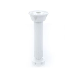 Picior bucatarie economic reglabil din plastic H150, alb (4 buc)