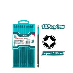 Set 10 biti de impact Total, PH2x150mm