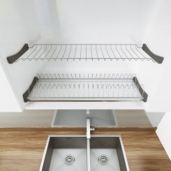 Scurgator din inox pentru vase, corp 800 mm