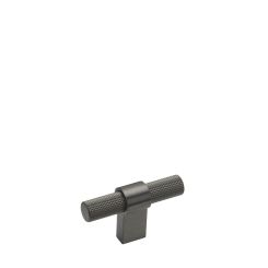 Buton din aluminiu System Antino, nichel negru lucios