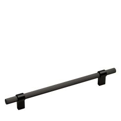 Maner din aluminiu System Cesaro 128 mm, negru