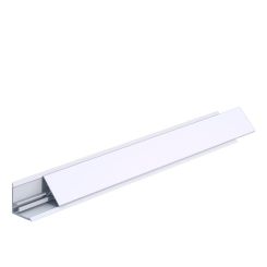 Inaltator triunghiular din PVC-aluminiu ST254D 28x28 4ml, alb