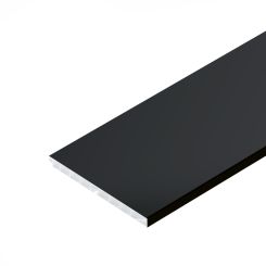 Plinta din plastic cu folie PVC H120, 4ml, negru