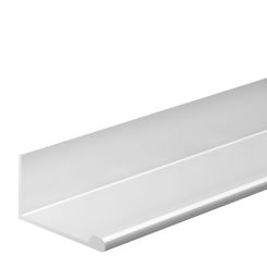 Profil din aluminiu maner tip L 3 ml, alb