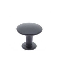 Buton din zamac Finn, negru (4 buc)