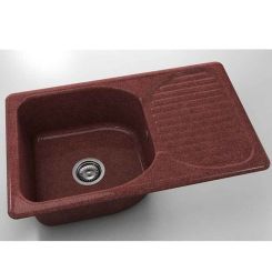 Chiuveta cu blat dreapta/stanga Fat Classic 80 x 49 cm, brick wall 939