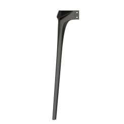 Picior masa conic Panama din aluminiu H730 mm, negru mat