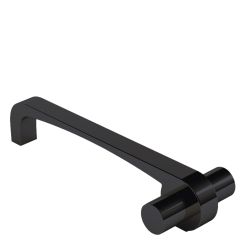 Maner din zamac Niva 128 mm, negru mat