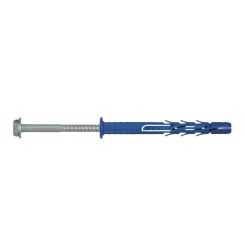 Ancoră din plastic premium oțel carbon, cap hexagonal M10 x 80 mm (6 buc/cutie)