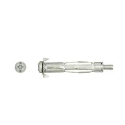 Ancoră metalică galvanizată cu șurub metric, 4.0 x 38 mm (6 buc/blister)