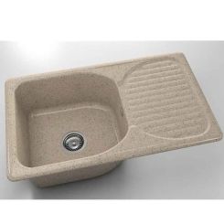 Chiuveta cu blat dreapta/stanga Fat Classic 80 x 49 cm, sandcastle 229